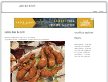 Tablet Screenshot of lallosbarandgrill.com